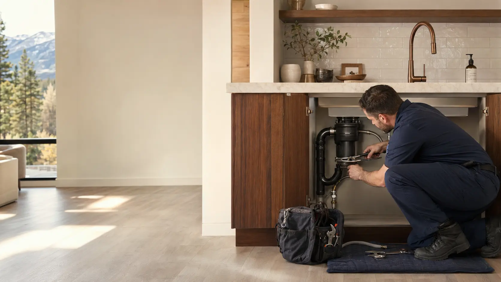 Preview of the Commonwell Plumbing Company concept website